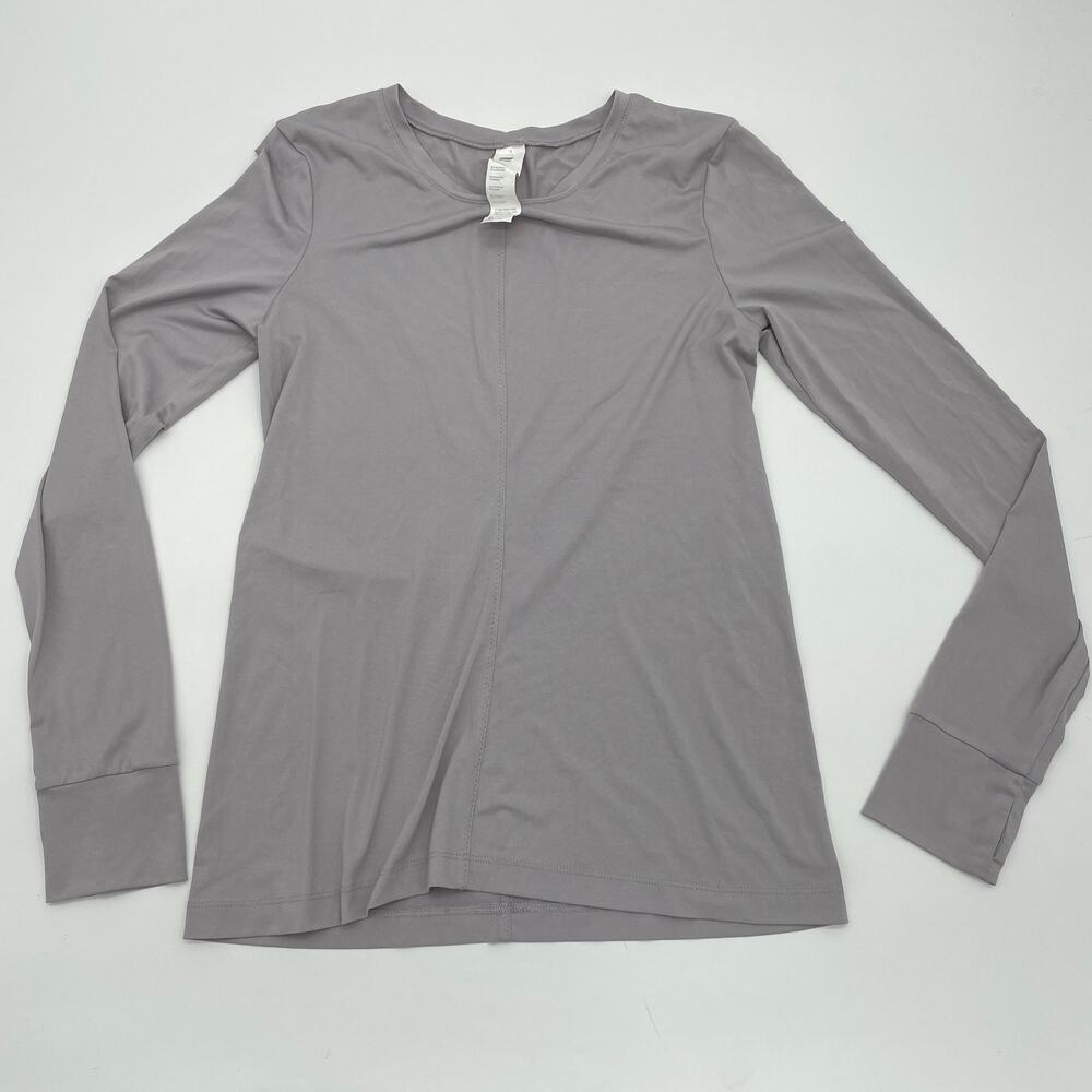 FABLETICS Light Purple Aria Scoop Neck Long Sleeve Lightweight Top Women Sz Med